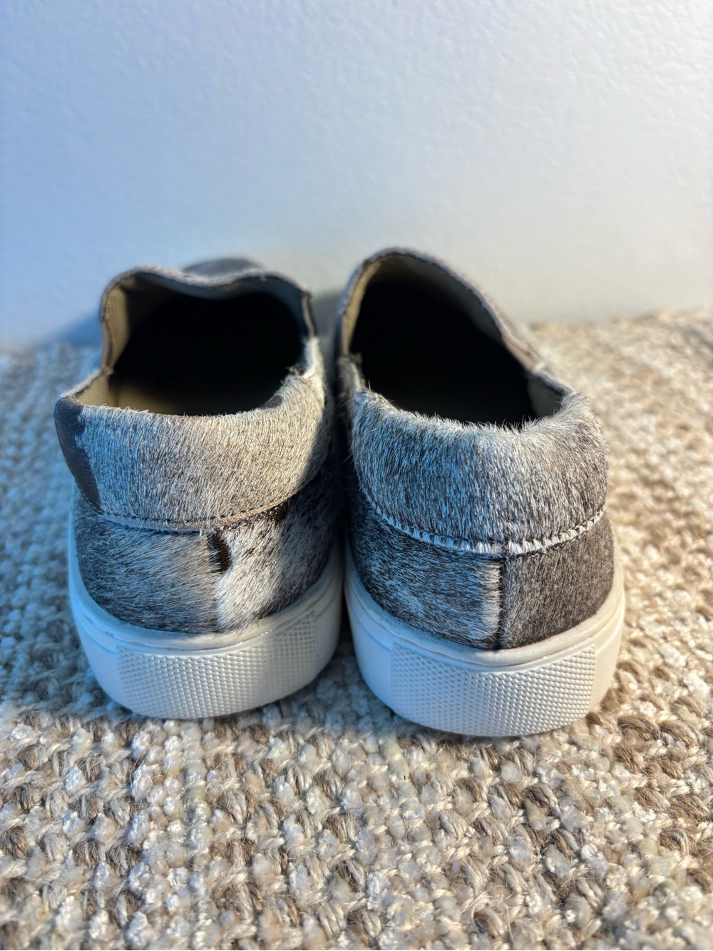 Boutique by Corkys Pine Top Cowhide Print Studded Slip-On Sneakers Size 7 - Picture 3 of 7